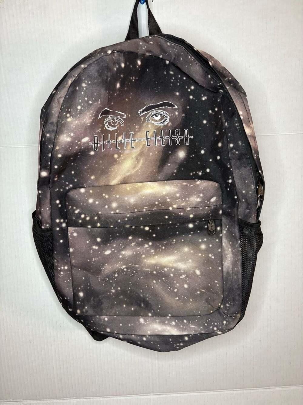 Billie Eilish Galaxy Print Graphic Backpack